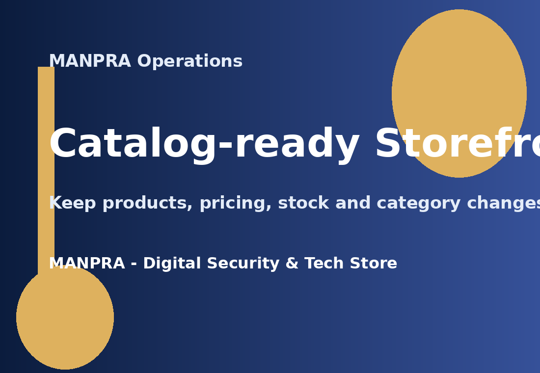 MANPRA commerce operations placeholder